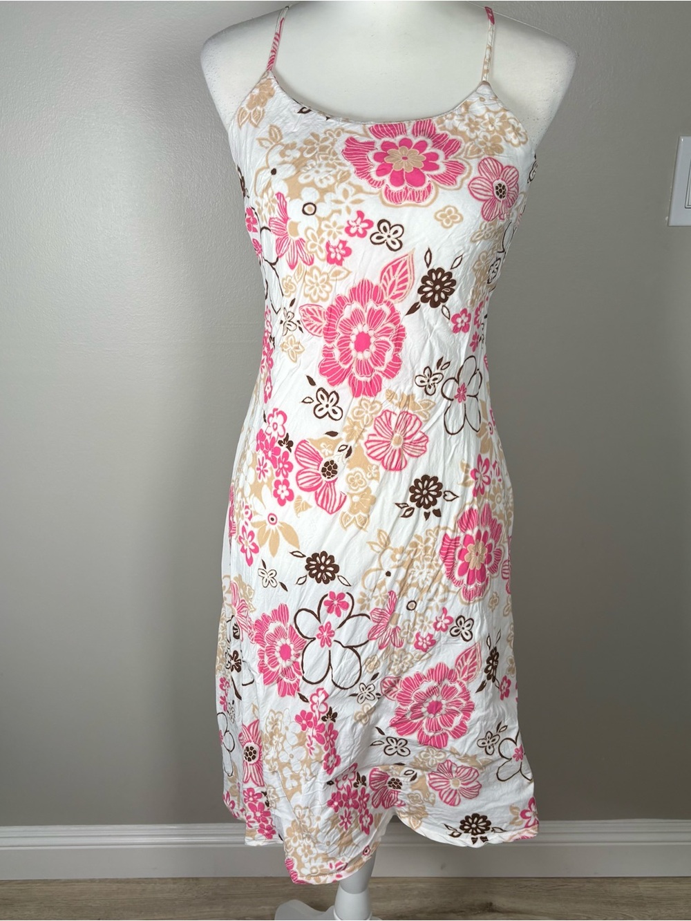 Y2k Vintage Floral Midi Dress